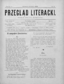 Przegląd Literacki : organ Związku Literackiego w Krakowie. 1898, nr 9