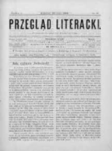 Przegląd Literacki : organ Związku Literackiego w Krakowie. 1898, nr 10