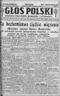 Głos Polski : dziennik polityczny, społeczny i literacki 16 czerwiec 1927 nr 163