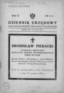 Dziennik Urzędowy Kuratorjum Okręgu Szkolnego Wileńskiego. 1934. Rok XI, nr 8-9
