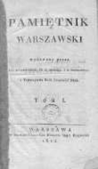 Pamiętnik Warszawski. 1922. T. I