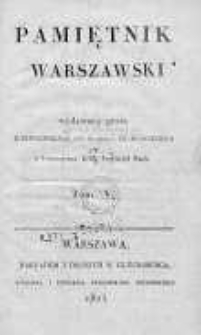 Pamiętnik Warszawski. 1923. T. V