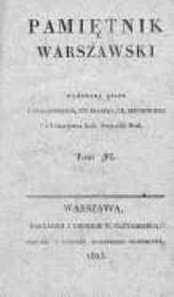 Pamiętnik Warszawski. 1923. T. VI