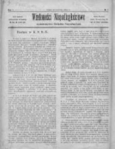Wiadomości Niepodległościowe. Wydawnictwo Związku Niepodległości. 1914. Nr 1