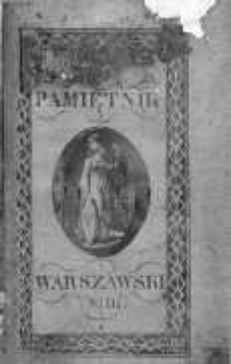 Pamiętnik Warszawski. 1809. Tom I. Marzec