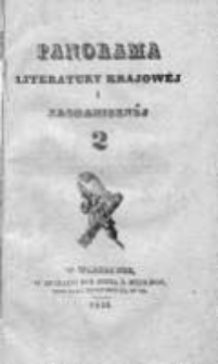 Panorama Literatury Krajowej i Zagranicznej. 1836. Nr 2