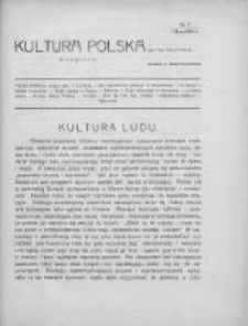 Kultura Polska : organ Tow. Kultury Polskiej. 1910. Nr 3