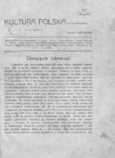 Kultura Polska : organ Tow. Kultury Polskiej. 1911. Nr 2
