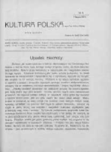 Kultura Polska : organ Tow. Kultury Polskiej. 1911. Nr 8