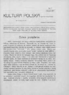 Kultura Polska : organ Tow. Kultury Polskiej. 1911. Nr 11