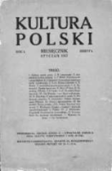 Kultura Polski. 1917. Zeszyt 1