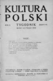 Kultura Polski. 1918. Zeszyt 6