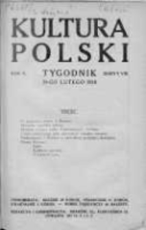Kultura Polski. 1918. Zeszyt 8