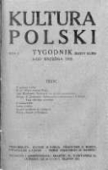 Kultura Polski. 1918. Zeszyt 36