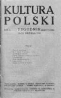 Kultura Polski. 1918. Zeszyt 37