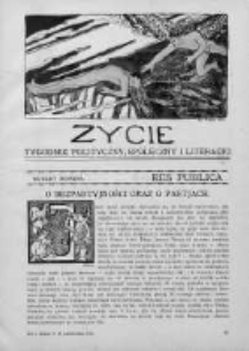 Życie : tygodnik polityczny, społeczny i literacki. 1910. Nr 5