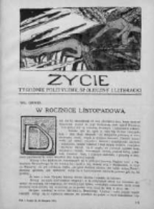 Życie : tygodnik polityczny, społeczny i literacki. 1910. Nr 9
