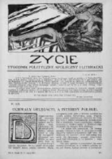 Życie : tygodnik polityczny, społeczny i literacki. 1911. Nr 11
