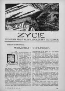 Życie : tygodnik polityczny, społeczny i literacki. 1911. Nr 13
