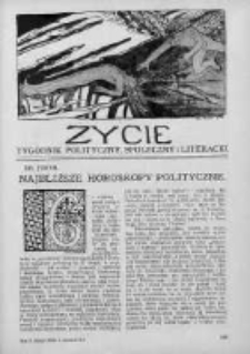 Życie : tygodnik polityczny, społeczny i literacki. 1911. Nr 23