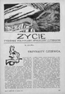 Życie : tygodnik polityczny, społeczny i literacki. 1911. Nr 25
