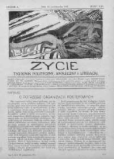 Życie : tygodnik polityczny, społeczny i literacki. 1911. Nr 44