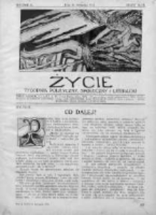 Życie : tygodnik polityczny, społeczny i literacki. 1911. Nr 47