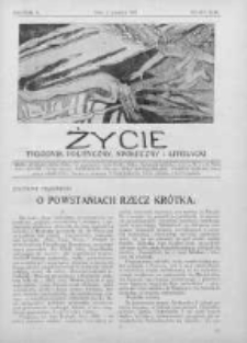 Życie : tygodnik polityczny, społeczny i literacki. 1911. Nr 49