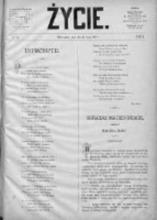 Życie : [tygodnik literacko-naukowy, poświęcony przeważnie sprawom literatury pięknej]. 1887. R. I, nr 30