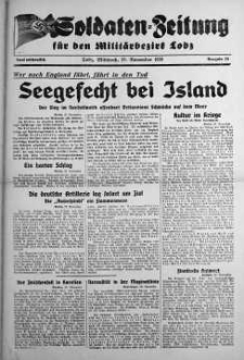 Soldaten = Zeitung der Schlesischen Armee 29 November 1939 nr 73