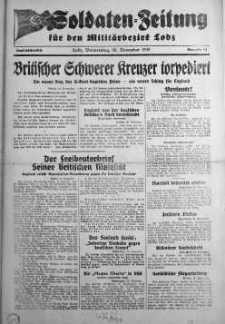 Soldaten = Zeitung der Schlesischen Armee 30 November 1939 nr 74