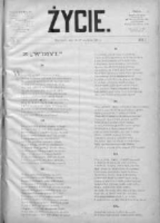 Życie : [tygodnik literacko-naukowy, poświęcony przeważnie sprawom literatury pięknej]. 1887. R. I, nr 35