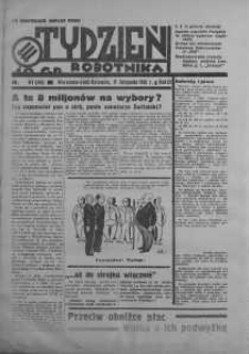 Tydzień Robotnika 17 listopad R. 3. 1935 nr 81