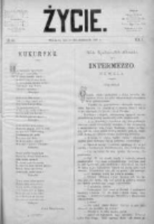 Życie : [tygodnik literacko-naukowy, poświęcony przeważnie sprawom literatury pięknej]. 1887. R. I, nr 44