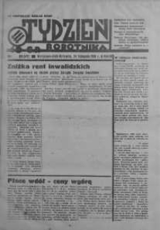 Tydzień Robotnika 24 listopad R. 3. 1935 nr 83