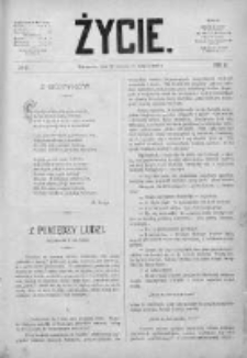 Życie : [tygodnik literacko-naukowy, poświęcony przeważnie sprawom literatury pięknej]. 1889. R. III, nr 6