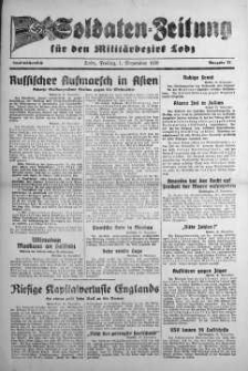 Soldaten = Zeitung der Schlesischen Armee 1 Dezember 1939 nr 75