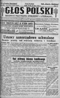 Głos Polski : dziennik polityczny, społeczny i literacki 13 lipiec 1927 nr 190