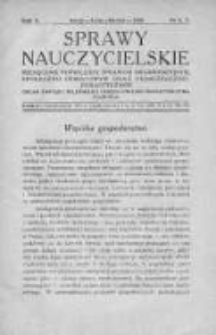 Sprawy Nauczycielskie : miesięcznik poświęcony sprawom organizacyjnym oraz pedagogiczno - dydaktycznym : organ Zarządu Wileńskiego Okręgu Związku Polskiego Nauczycielstwa Szkół Powszechnych. 1938-1939. R. X, nr 6-7