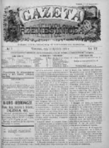 Gazeta Rzemieślnicza : pismo tygodniowe wychodzi co sobota. 1895, nr 3