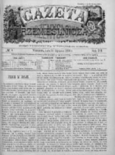 Gazeta Rzemieślnicza : pismo tygodniowe wychodzi co sobota. 1895, nr 4