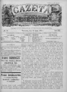 Gazeta Rzemieślnicza : pismo tygodniowe wychodzi co sobota. 1895, nr 29