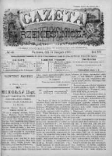 Gazeta Rzemieślnicza : pismo tygodniowe wychodzi co sobota. 1895, nr 48