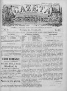 Gazeta Rzemieślnicza : pismo tygodniowe wychodzi co sobota. 1895, nr 49
