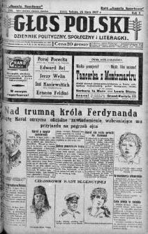 Głos Polski : dziennik polityczny, społeczny i literacki 23 lipiec 1927 nr 200