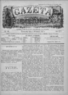 Gazeta Rzemieślnicza : pismo tygodniowe wychodzi co sobota. 1897, nr 36
