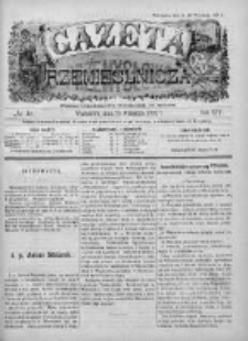 Gazeta Rzemieślnicza : pismo tygodniowe wychodzi co sobota. 1897, nr 38