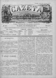 Gazeta Rzemieślnicza : pismo tygodniowe wychodzi co sobota. 1897, nr 46