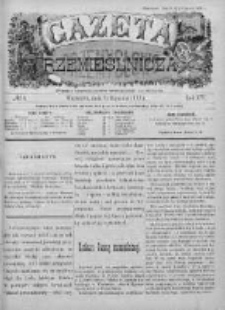 Gazeta Rzemieślnicza : pismo tygodniowe wychodzi co sobota. 1899, nr 3