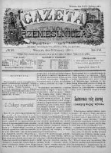 Gazeta Rzemieślnicza : pismo tygodniowe wychodzi co sobota. 1899, nr 16